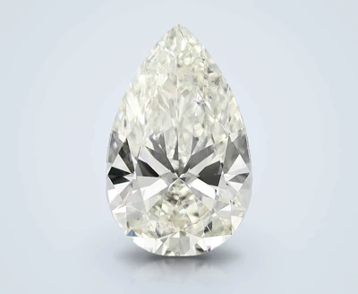 3.06ct J SI1 Rare Carat Ideal Cut Pear Diamond