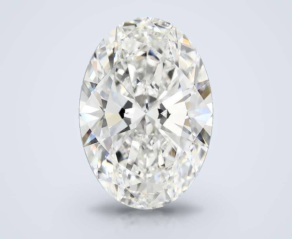 11.78ct E VS1 Rare Carat Ideal Cut Oval Lab Grown Diamond