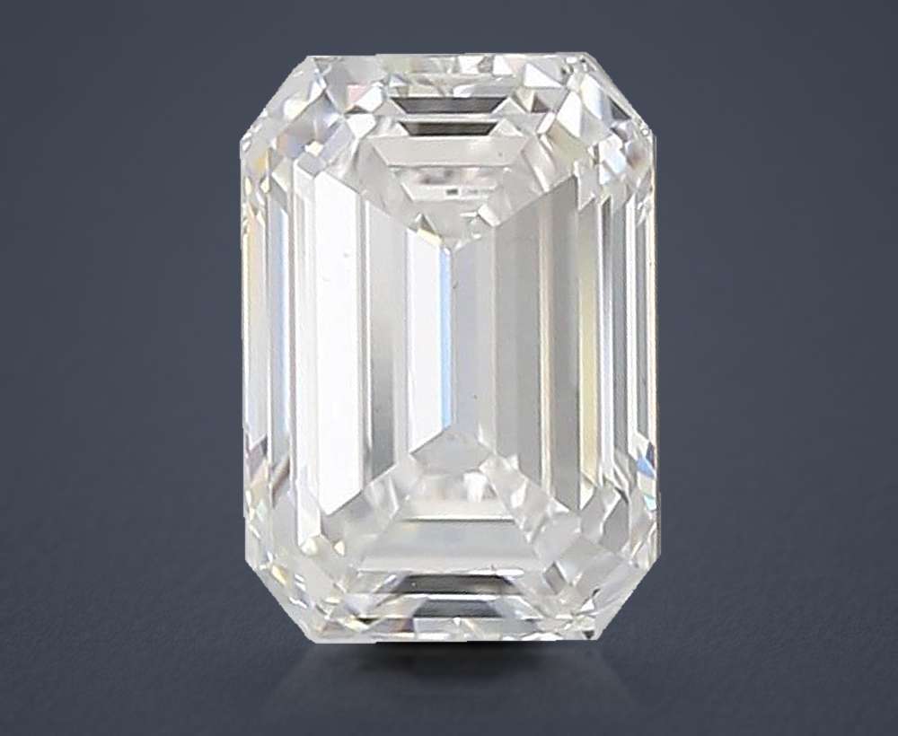 1.60ct E VS1 Rare Carat Ideal Cut Emerald Lab Grown Diamond