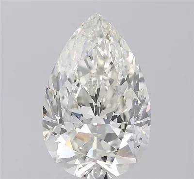 4.01ct I SI1 Rare Carat Ideal Cut Pear Diamond