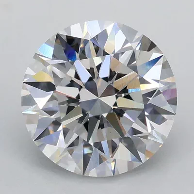 2.08ct F VVS2 Rare Carat Ideal Cut Round Lab Grown Diamond