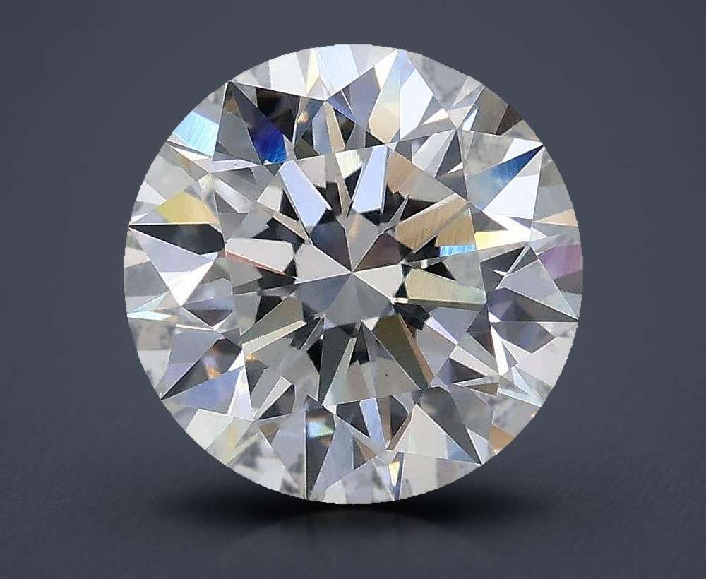 2.08ct F VVS2 Rare Carat Ideal Cut Round Lab Grown Diamond