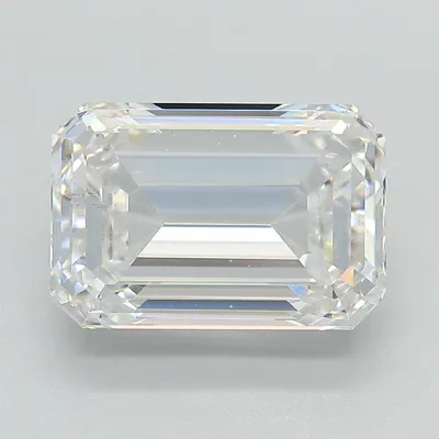 5.05ct E VS2 Very Good Cut Emerald Lab Grown Diamond