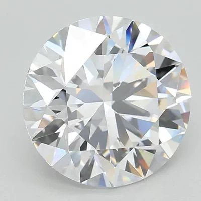 5.01ct D FL Rare Carat Ideal Cut Round Lab Grown Diamond