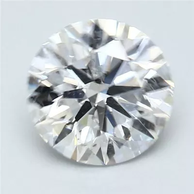 3.01ct F SI2 Rare Carat Ideal Cut Round Diamond