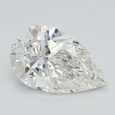 2.10ct G VS1 Rare Carat Ideal Cut Pear Lab Grown Diamond