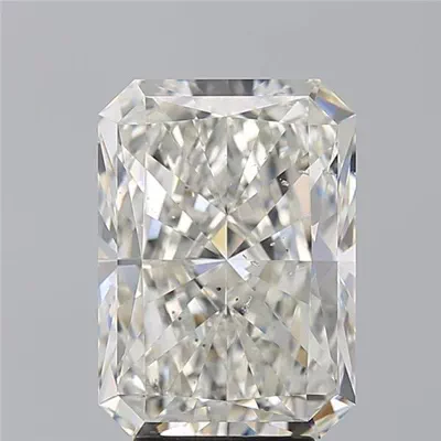 5.02ct G SI1 Rare Carat Ideal Cut Radiant Diamond
