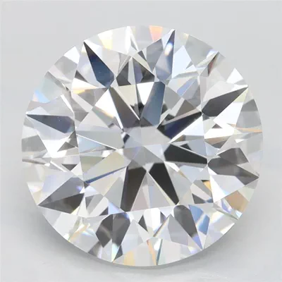 3.74ct D IF Rare Carat Ideal Cut Round Lab Grown Diamond