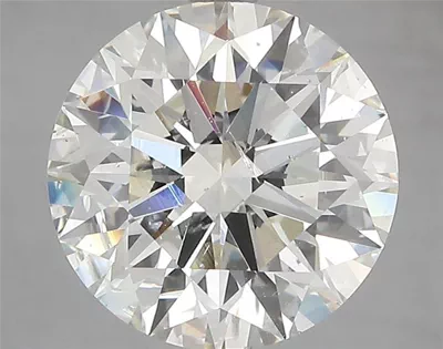 4.25ct K SI2 Rare Carat Ideal Cut Round Diamond