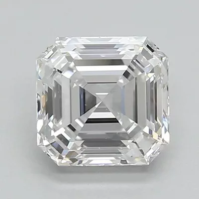 1.05ct D VVS2 Rare Carat Ideal Cut Asscher Lab Grown Diamond