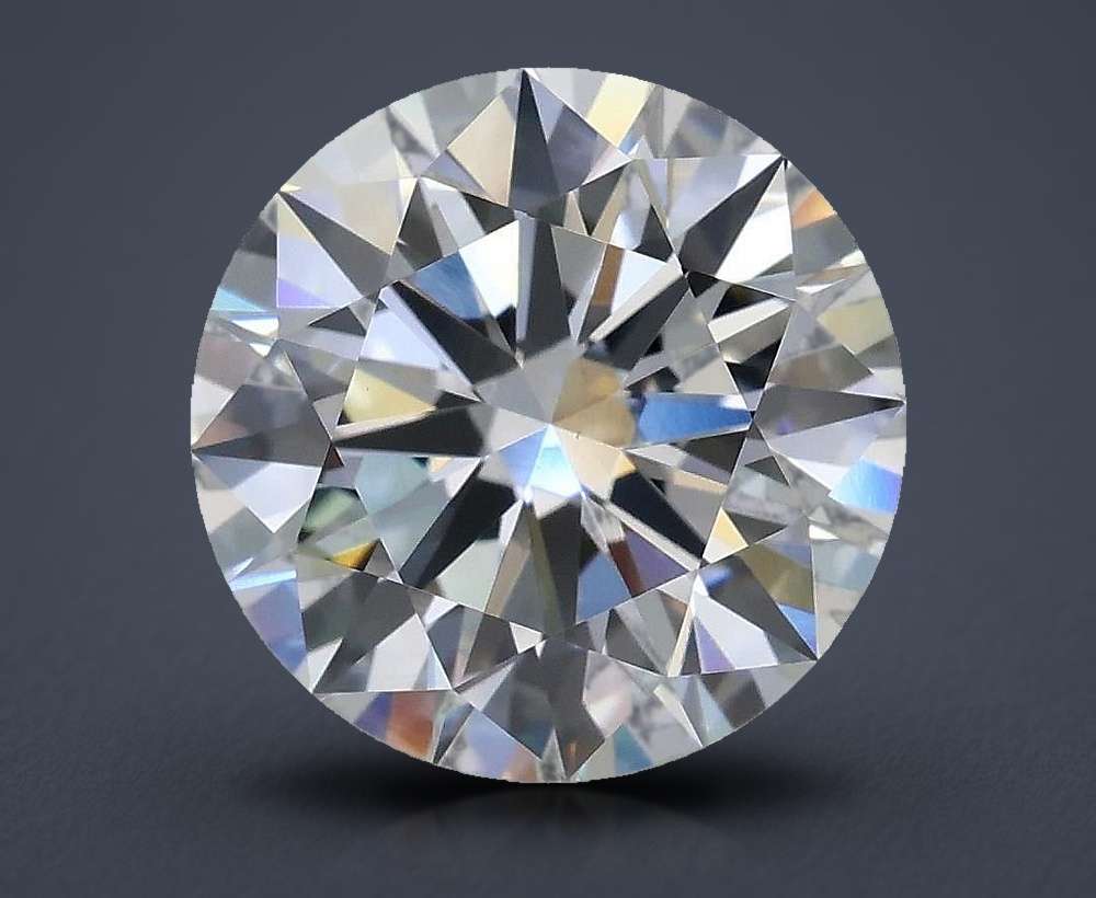 3.02ct E VS1 Rare Carat Ideal Cut Round Lab Grown Diamond