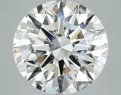 4.01ct F VS2 Rare Carat Ideal Cut Round Diamond