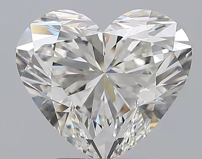 3.22ct H IF Rare Carat Ideal Cut Heart Diamond