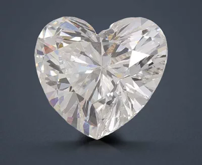 1.63ct F VVS2 Very Good Cut Heart Lab Grown Diamond