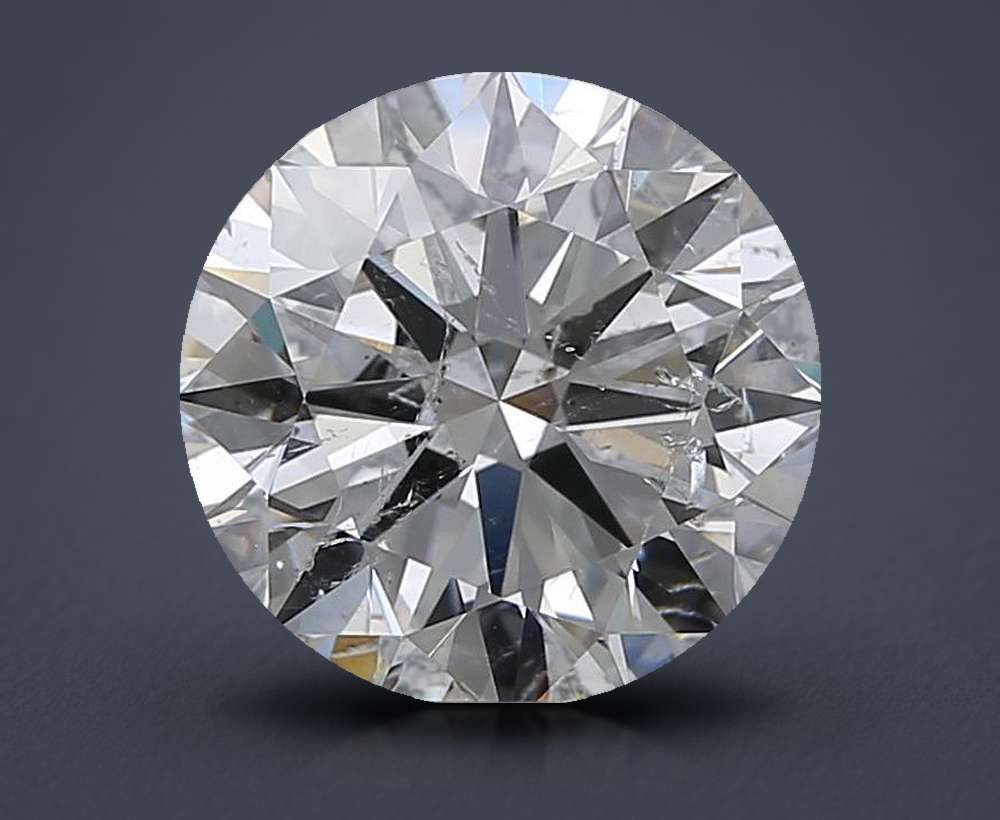 2.50ct G SI2 Rare Carat Ideal Cut Round Diamond