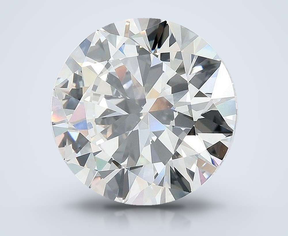 8.00ct E VVS2 Very Good Cut Round Lab Grown Diamond