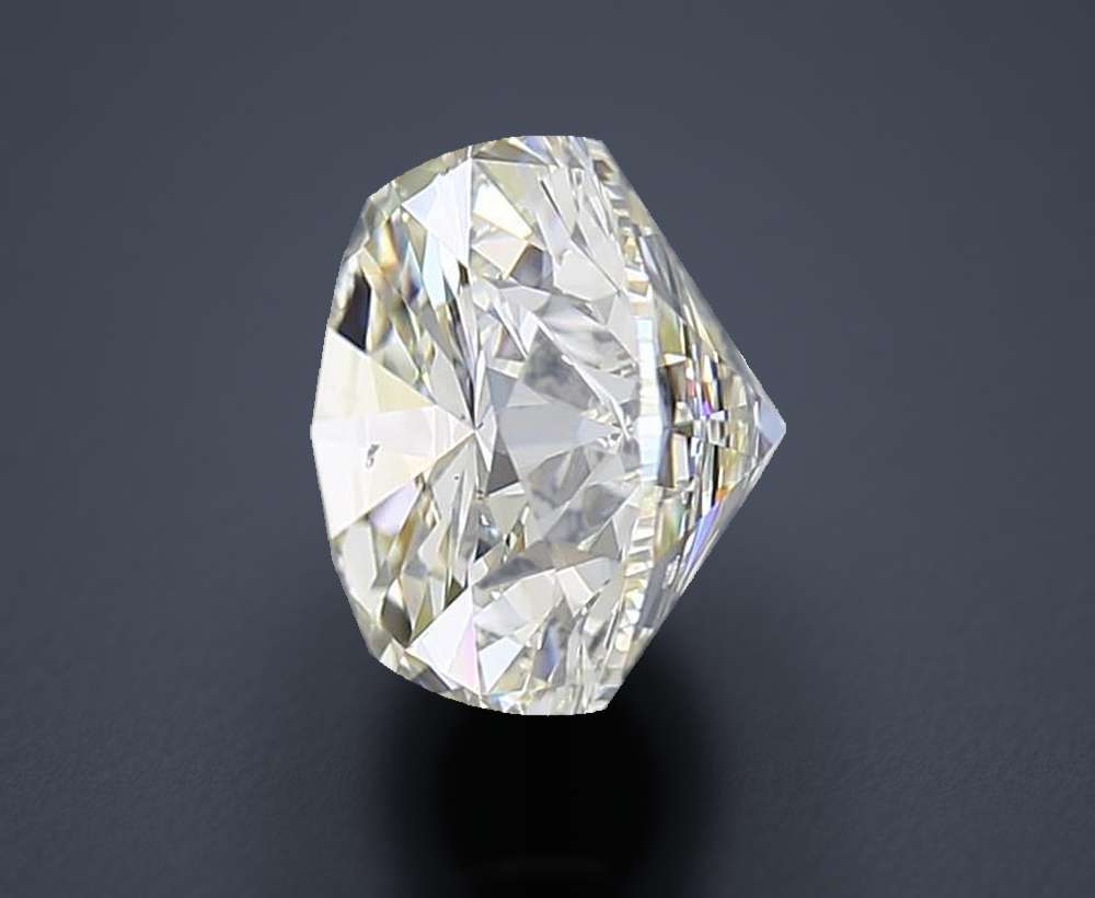 3.00ct J SI1 Excellent Cut Round Diamond