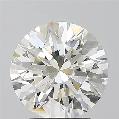 2.52ct I VVS2 Rare Carat Ideal Cut Round Diamond