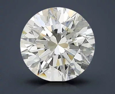 2.52ct I VVS2 Rare Carat Ideal Cut Round Diamond