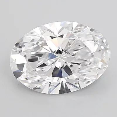 2.71ct D VVS1 Rare Carat Ideal Cut Oval Lab Grown Diamond