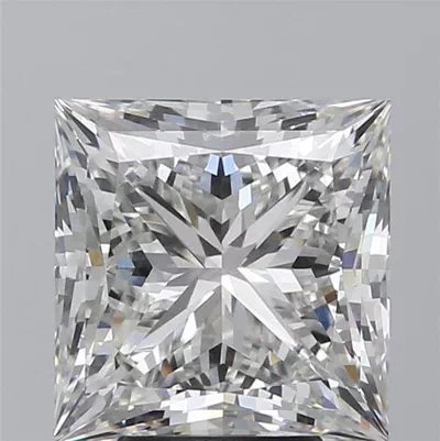 5.90ct G VS1 Rare Carat Ideal Cut Princess Lab Grown Diamond