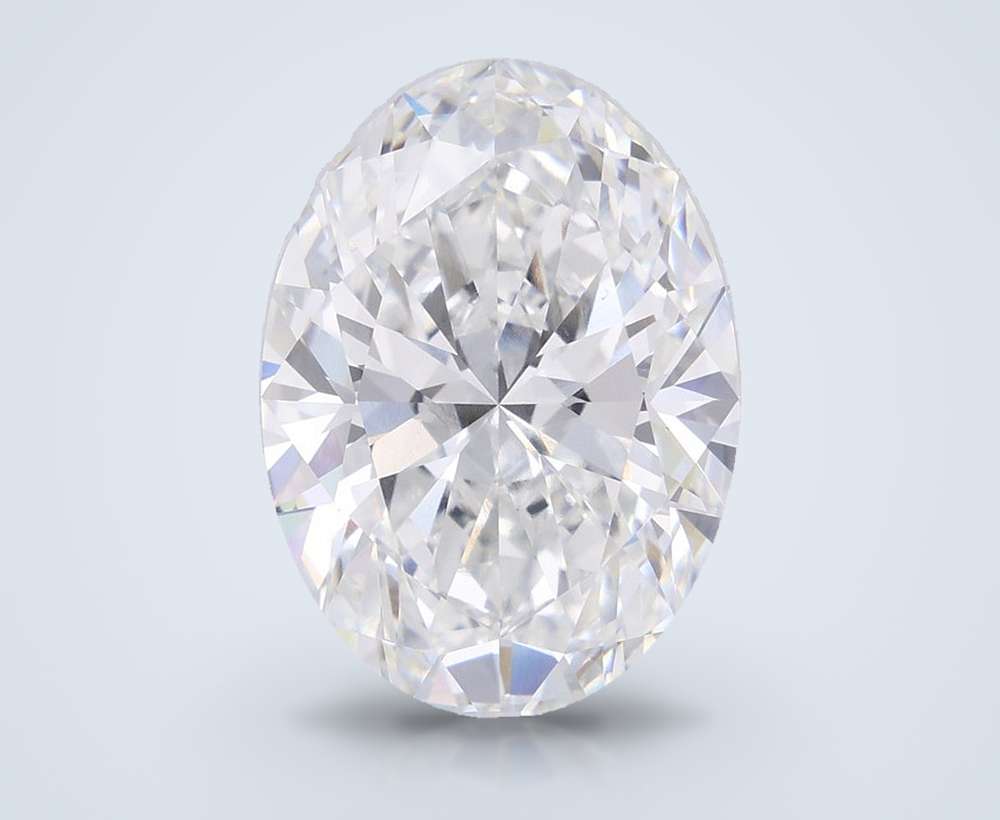 16.08ct F VVS2 Rare Carat Ideal Cut Oval Lab Grown Diamond