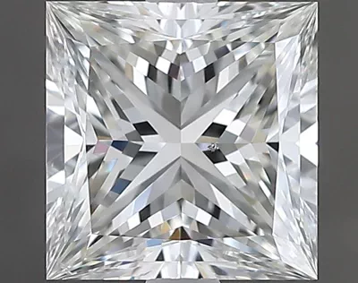 1.63ct I VS2 Rare Carat Ideal Cut Princess Diamond