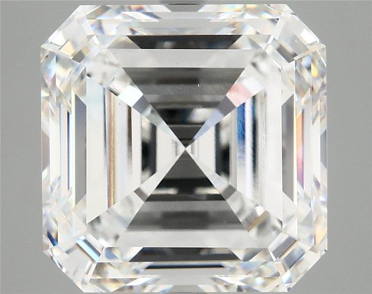 8.51ct F VS1 Excellent Cut Asscher Lab Grown Diamond