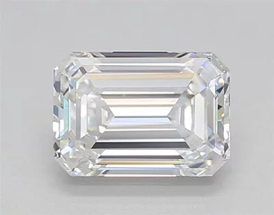 1.50ct D VS2 Rare Carat Ideal Cut Emerald Lab Grown Diamond
