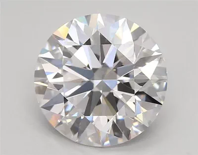 3.45ct D VVS2 Rare Carat Ideal Cut Round Lab Grown Diamond