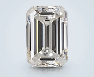 1.34ct D VVS2 Rare Carat Ideal Cut Emerald Lab Grown Diamond