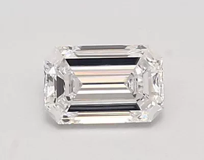 0.81ct D VVS2 Rare Carat Ideal Cut Emerald Lab Grown Diamond