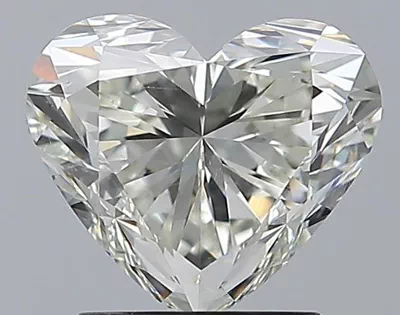 2.01ct K SI1 Rare Carat Ideal Cut Heart Diamond