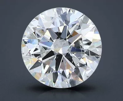3.51ct I SI2 Rare Carat Ideal Cut Round Diamond