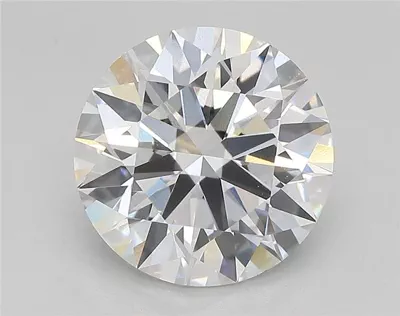3.19ct E VVS2 Rare Carat Ideal Cut Round Lab Grown Diamond