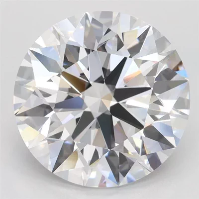 4.13ct D VVS1 Rare Carat Ideal Cut Round Lab Grown Diamond