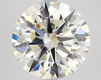 4.01ct J SI1 Rare Carat Ideal Cut Round Diamond
