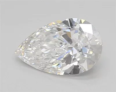 1.36ct D VVS2 Rare Carat Ideal Cut Pear Lab Grown Diamond
