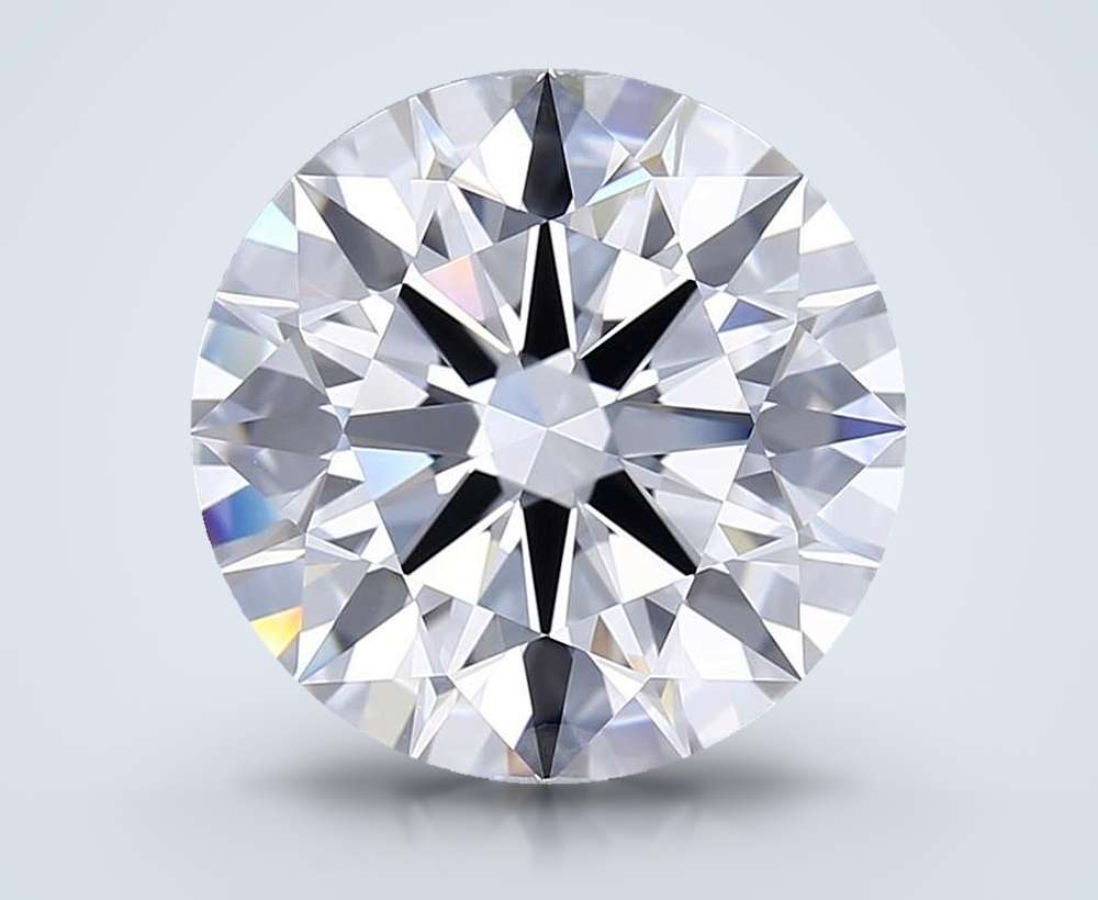 6.71ct D IF Rare Carat Ideal Cut Round Lab Grown Diamond