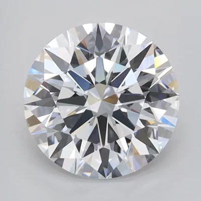 1.53ct D FL Rare Carat Ideal Cut Round Lab Grown Diamond