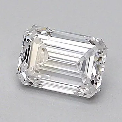 0.50ct D VS1 Rare Carat Ideal Cut Emerald Diamond
