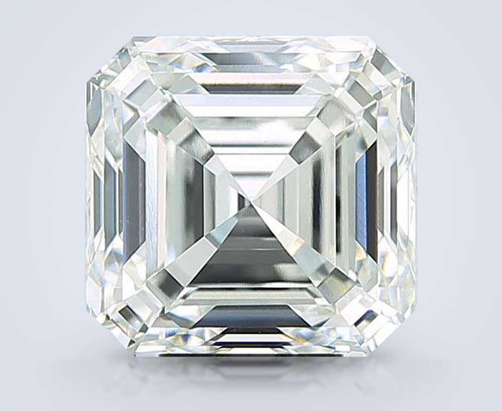 5.04ct F VS1 Rare Carat Ideal Cut Asscher Lab Grown Diamond