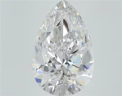 14.05ct E VVS2 Very Good Cut Pear Lab Grown Diamond