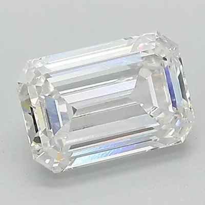1.42ct E VS1 Rare Carat Ideal Cut Emerald Lab Grown Diamond