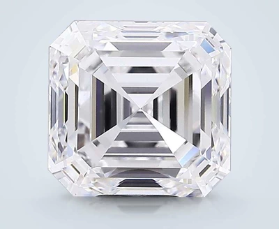 8.03ct D VVS2 Very Good Cut Asscher Lab Grown Diamond