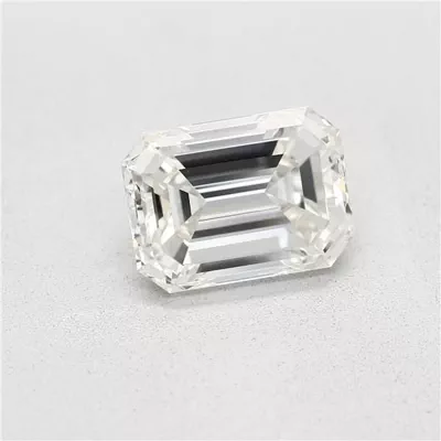 3.01ct J VS2 Rare Carat Ideal Cut Emerald Diamond