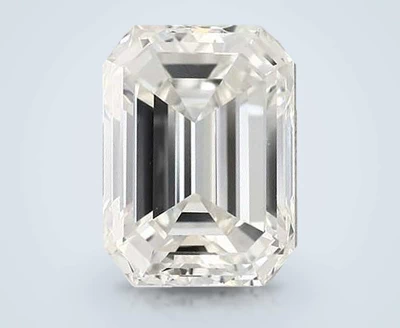3.01ct J VS2 Rare Carat Ideal Cut Emerald Diamond