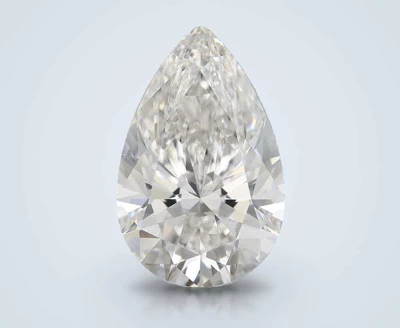 13.73ct F VS1 Rare Carat Ideal Cut Pear Lab Grown Diamond