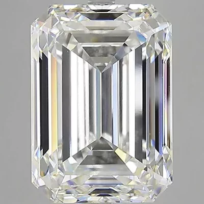 18.09ct F VVS2 Rare Carat Ideal Cut Emerald Lab Grown Diamond