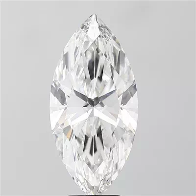 5.09ct G VS2 Rare Carat Ideal Cut Marquise Lab Grown Diamond